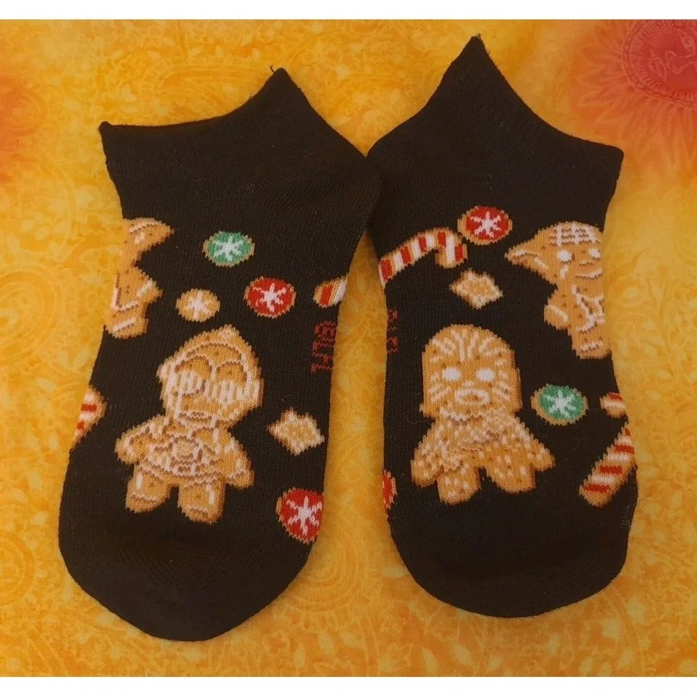 5 Pairs Star Wars‎ Yoda Darth Vader No Show Socks Boys Size 4-10